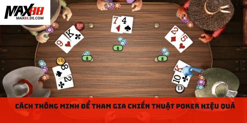 Cách thông minh để tham gia chiến thuật poker hiệu quả